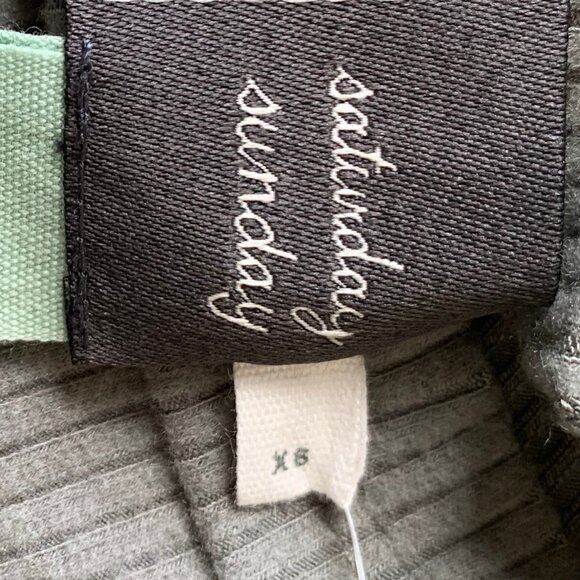 NWT Anthropologie Saturday Sunday Emily Ruched Midi Dress, XS, Moss Green - Picture 9 of 12